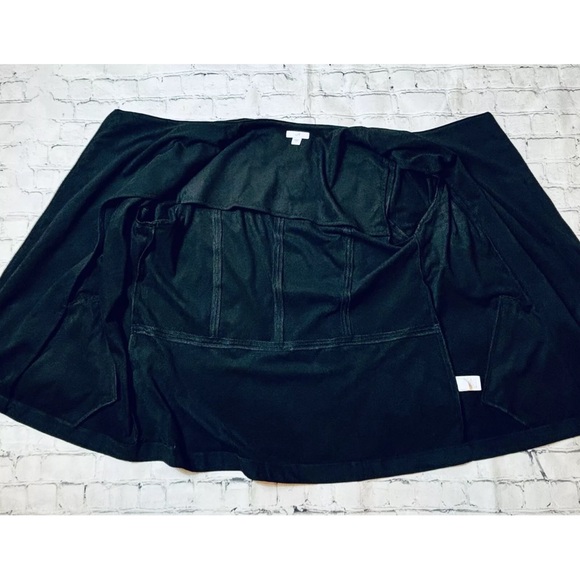 J. Jill Faux Suede Zip Up Soft Moto Jacket Black Women’s Size M - Picture 11 of 12